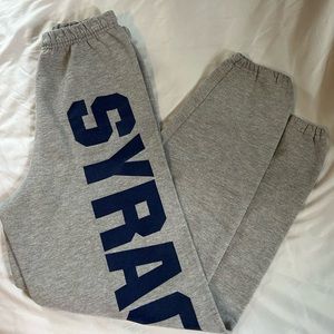 Syracuse sweatpants (size small)